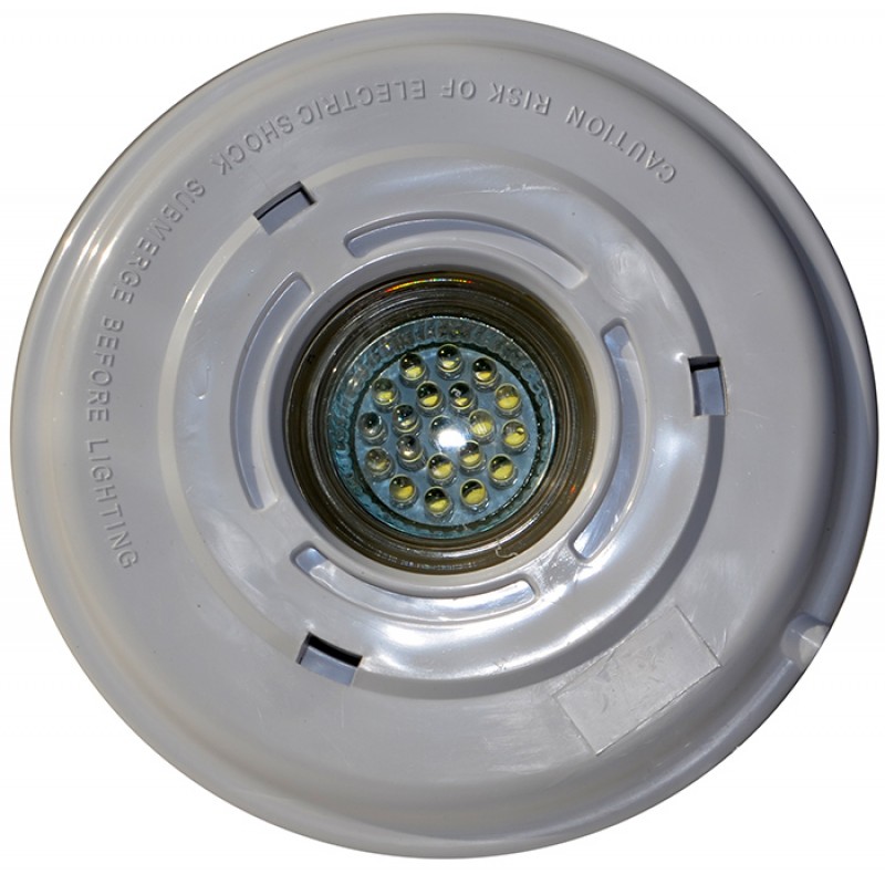 Прожектор светодиодный универсальный с оправой из ABS-пластика Pool King 1,5 Вт, с закладной (белый)