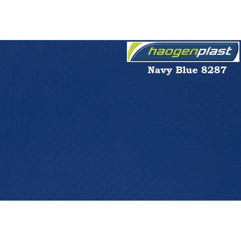 Пленка однотонная для бассейна синяя ширина 1,65х25,00м "Haogenplast Unicolors", Navy Blue, темно-синий /8287