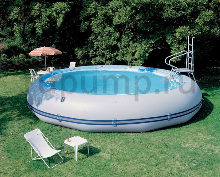 Надувной бассейн Watermann Zodiac круглый WINKY 6, размер 7,5х1,2 м (внутр. 6 м)