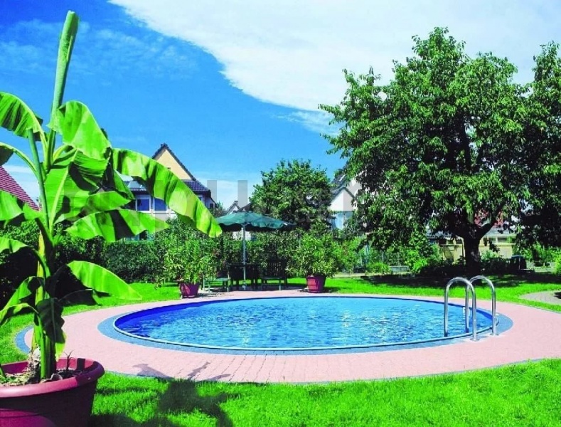 Фото Морозоустойчивый бассейн Sunny Pool круглый глубина 1,2 м диаметр 10,0 м