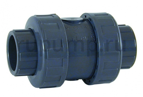 Клапан обратный Cepex PVC-U BALL под вклейку (EPDM) д.40