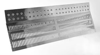 Переливная решетка жесткая Акватехника ширина 250 мм, AISI-304, 1 п.м.