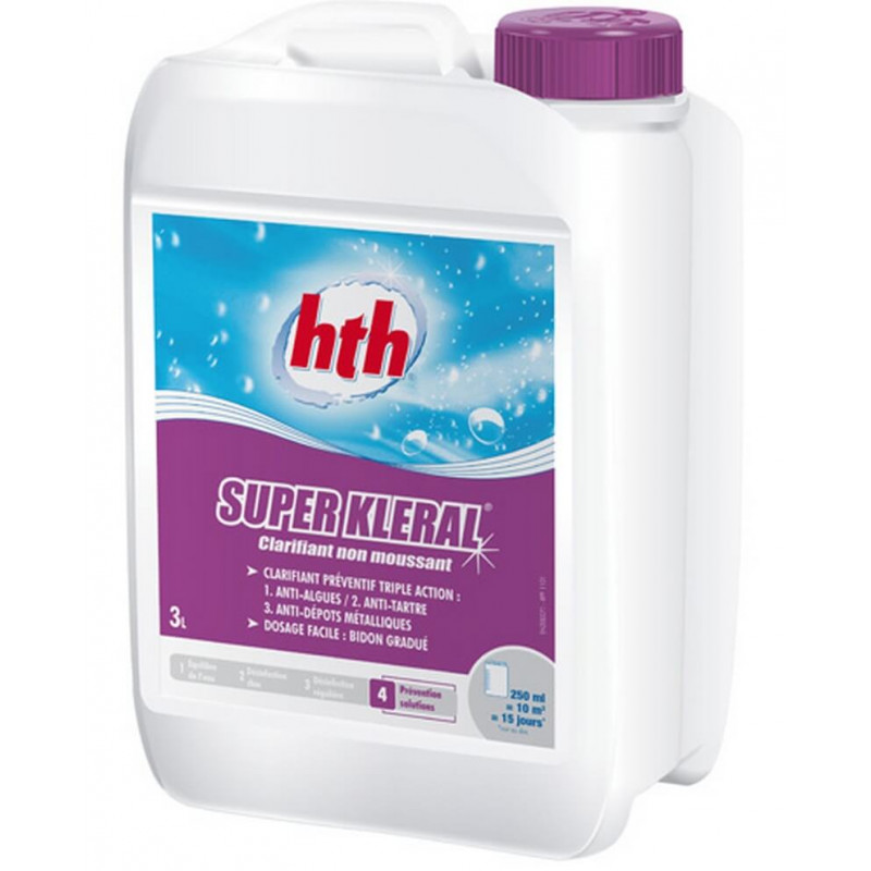 Кристальная вода Super Kleral 3 в 1 , hth (3 литра)